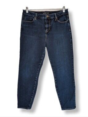 Liverpool Los Angeles Skinny Jeans 12P Dark Wash Stretch Petite Denim